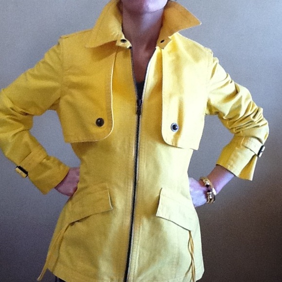 Tommy Hilfiger Outerwear - Yellow coat Tommy Hilfiger