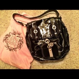 Juicy Couture patent leather purse.