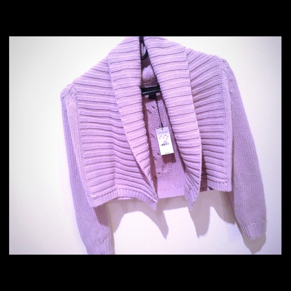 SOLD Cropped Sweater Jacket - Picture 1 of 2