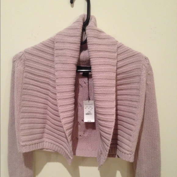 SOLD Cropped Sweater Jacket - Picture 2 of 2