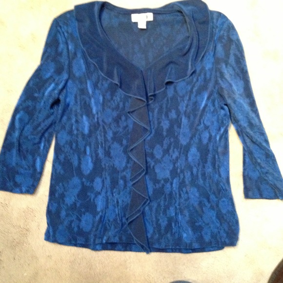 A Beautiful Blue Top by Coldwater Creek