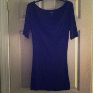 TRADED Express cotton dress with draped neck line