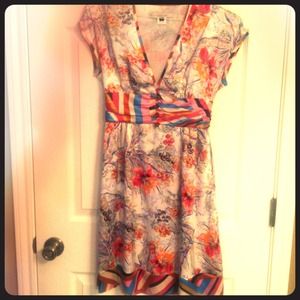 REDUCED!Silk dress worn once, purchased at Neimans