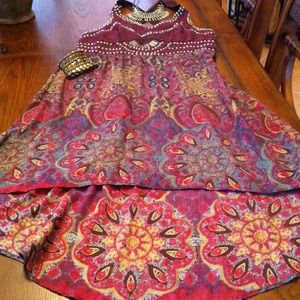 Bohemian Style High-Low Dress