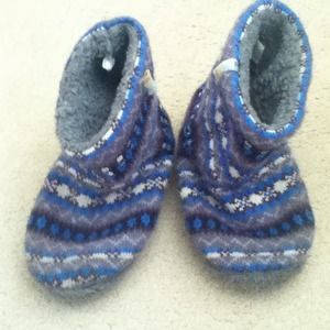 Sparkly Slipper Boots