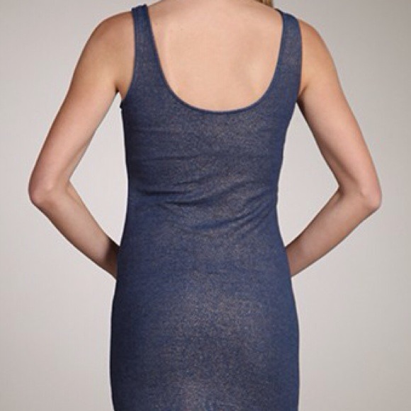 Blue Glitter Mini Dress - Picture 2 of 2