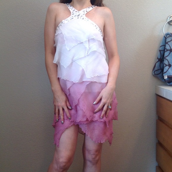 bebe Dresses & Skirts - bebe Pink  Ombré Dress. 💕SOLD to a friend 💕