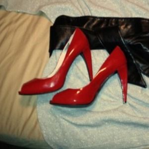 Marc fisher red pumps size 8.5 European 39