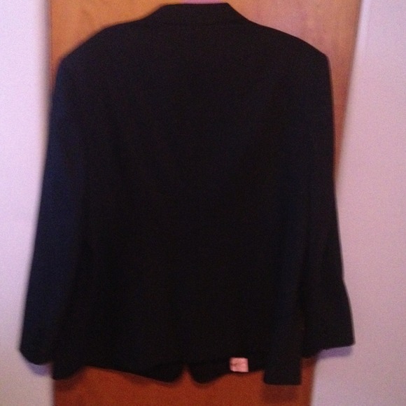 SOLD Talbots Black Wool Blazer Size 20 - Picture 2 of 3