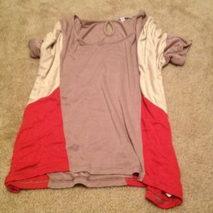 Shirt flares at bottom