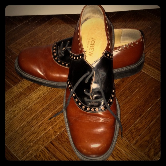 J. Crew Shoes - J Crew circa 1996 womens leather wingtips. Brown.