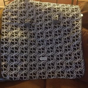 💢RESERVED💢Black and white car seat canopy