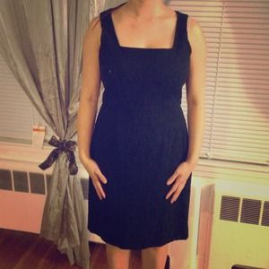 Micheal Kors black embroider dress.