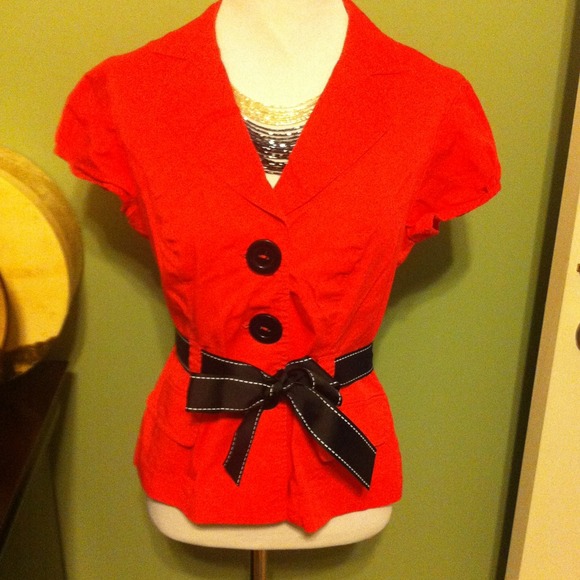 Cato Jackets & Blazers - 🎀Beautiful coral crop jacket
