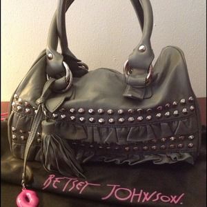 Betsey Johnson "We're Just Frilled" satchel