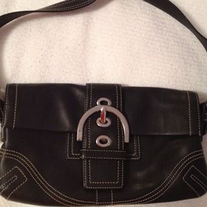 Small Black Coach handbag - like new.