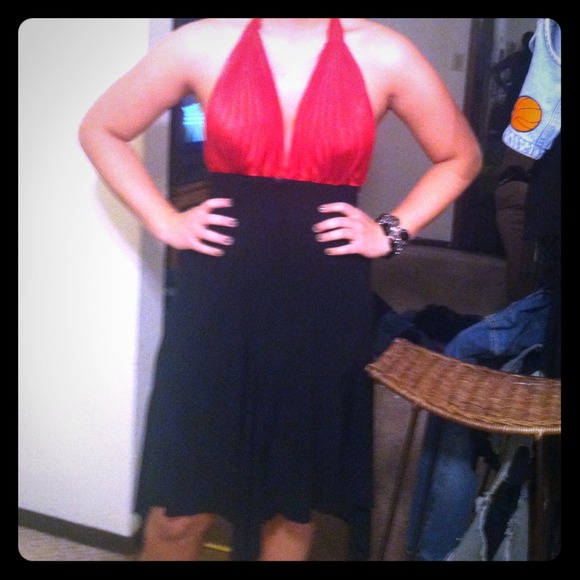 Red/black dress