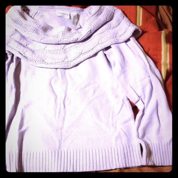 Violet Liz Claiborne sweater - Picture 1 of 2