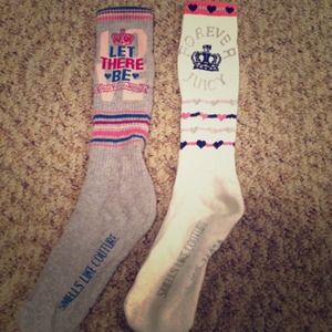 2 pairs of Juicy Couture socks!