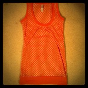 Orange tank top