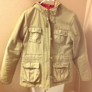 Abercrombie & Fitch Army Jacket. Like Brand New!