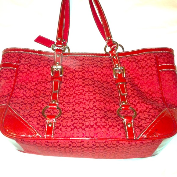 Red Coach Bag