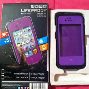 Purple Lifeproof iPhone case