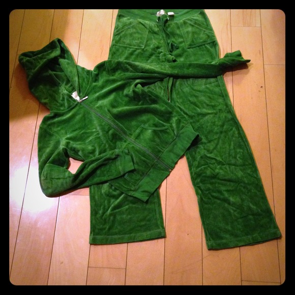 Green 2 Piece Jump Suit