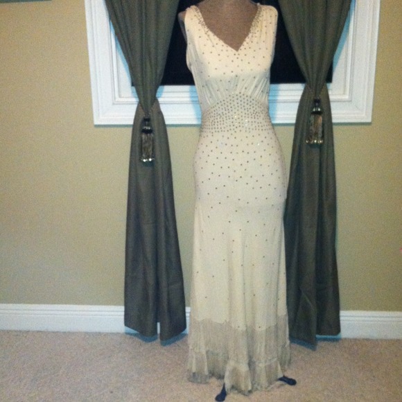 Vintage Long White Dress