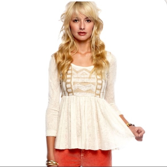 Free People Tops - BNWT Free People Babydoll Top