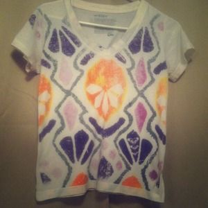 Tribal print tee