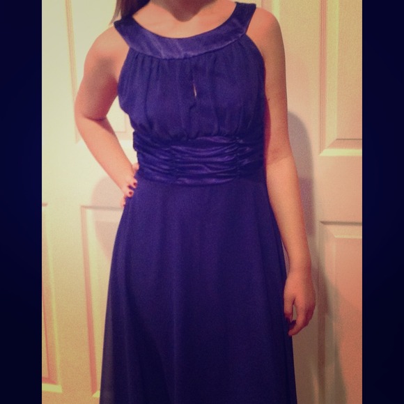 Electric blue party dress