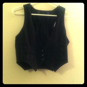Mini black vest