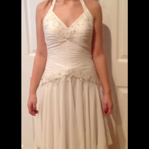 NWT wedding dress, runs small.