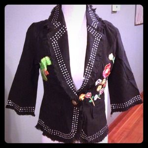 SOLD IN BUNDLE 🎉🎉HOST PICK🎉🎉Rhinestone Jacket