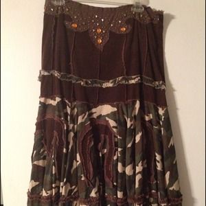 Miss me Camo skirt