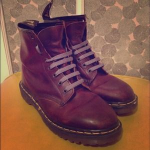 Original Dr. Martin boots - oxblood color leather