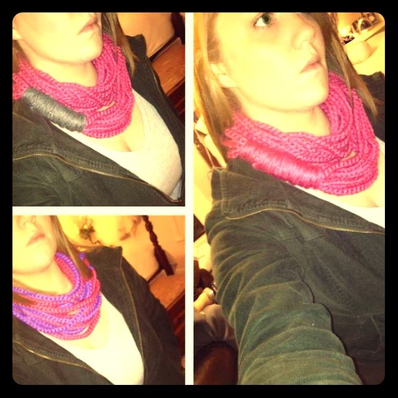 Hand made custom scarf get a head start on winter