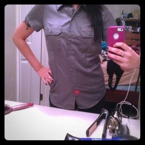 Grey short sleeve Dickies