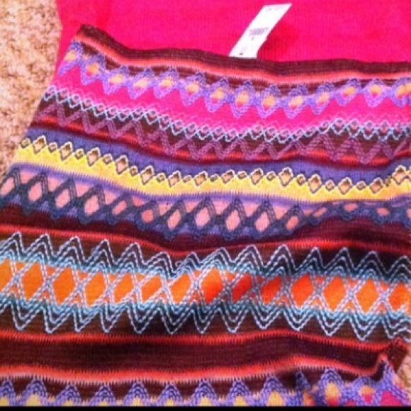RESERVED FOR @hipchick Aztec skirt!