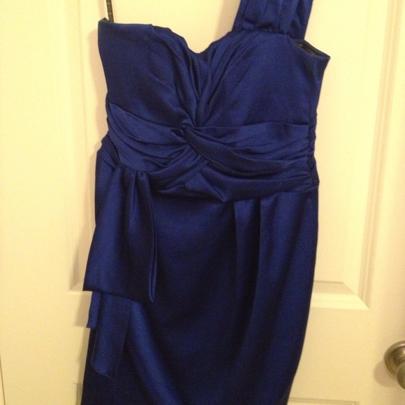 Nanette Lepore 'Knot So Fast' Blue Dress - Picture 3 of 3