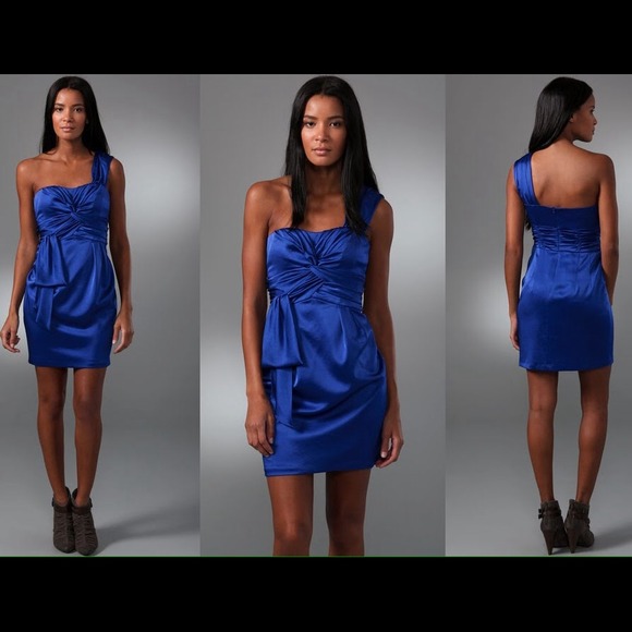 Nanette Lepore 'Knot So Fast' Blue Dress - Picture 2 of 3