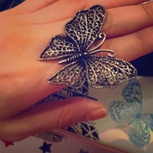 Cute Butterfly ring by Joyce Leslie