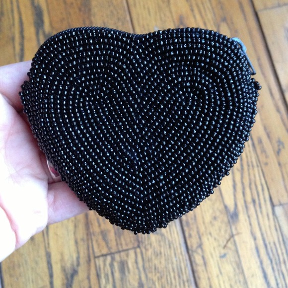 Neiman Marcus black coin purse