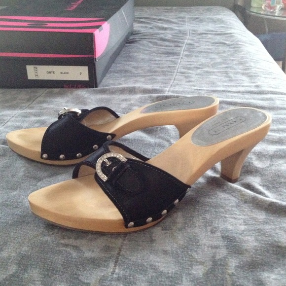 Coach slip on dress shoe