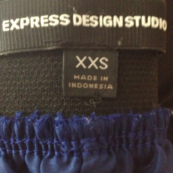 Express Blue Skirt - Picture 3 of 3