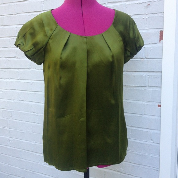 SOLD! On eBay...LOFT by Ann Taylor silk blouse XS