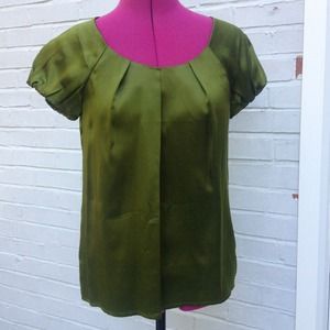 SOLD! On eBay...LOFT by Ann Taylor silk blouse XS