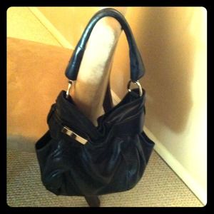 Kooba black leather hobo