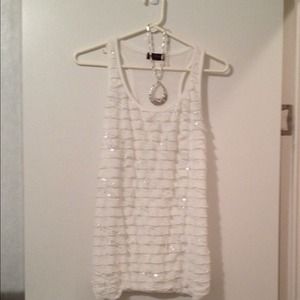 Love & kisses poly/spandex blend tank